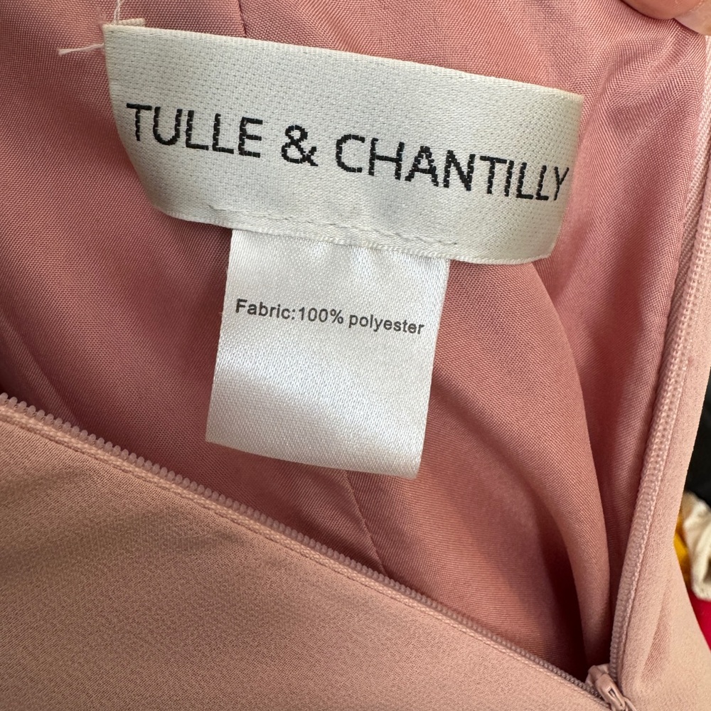 Mauve/blush pink gown/bridesmaid dress - Picture 6 of 8